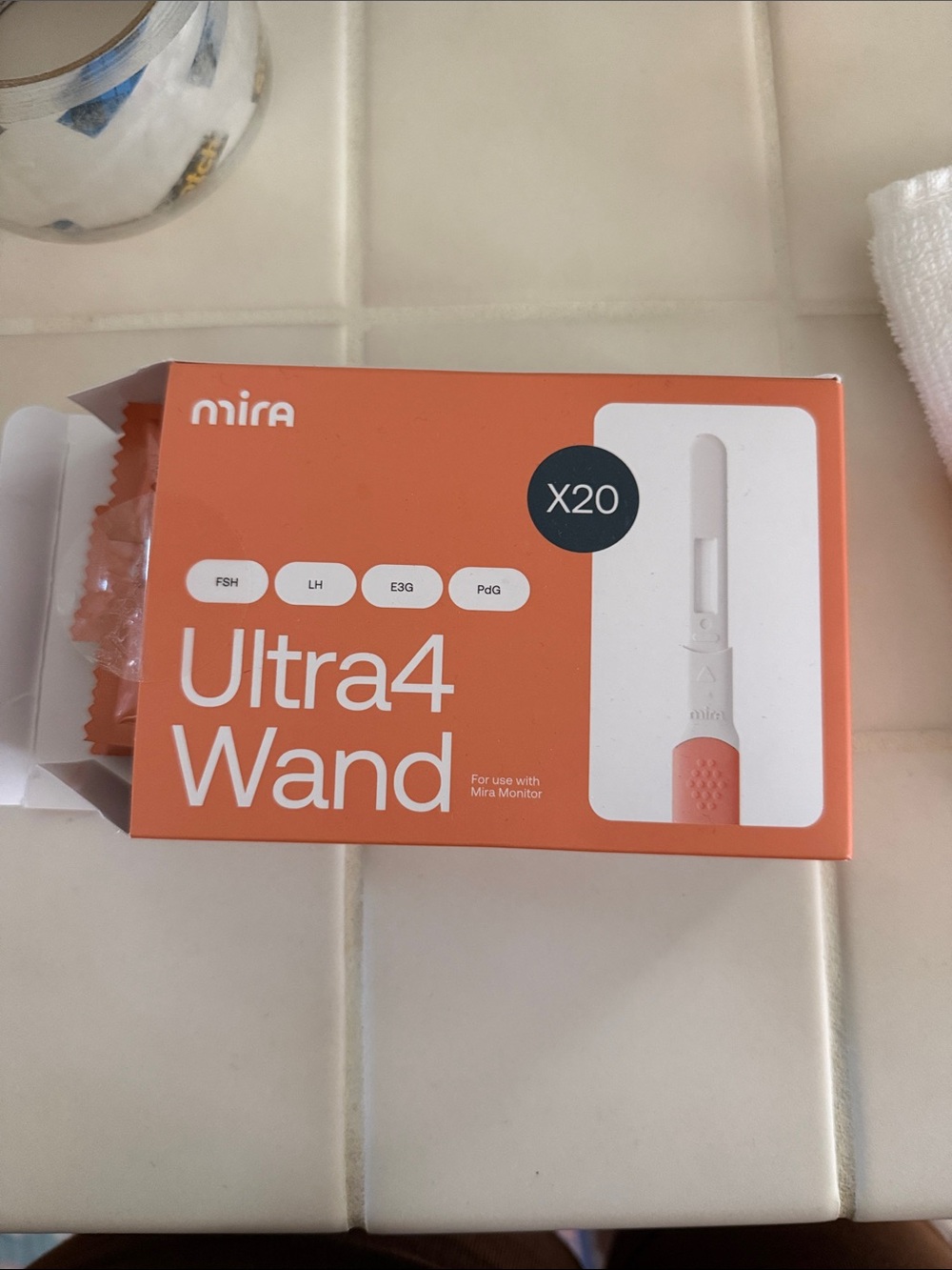 Ultra4 Wand - Coral Orange (Pack of 20)